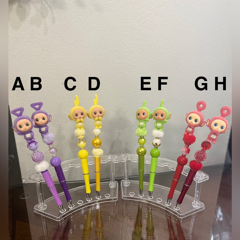 🌺Teletubbies Figure Beadable Pens